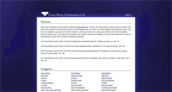 Desktop Screenshot of gemsmusicpublications.com